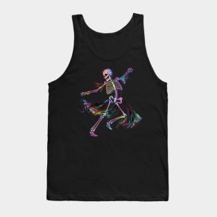 Dancing Skeleton: Art in Motion Tank Top